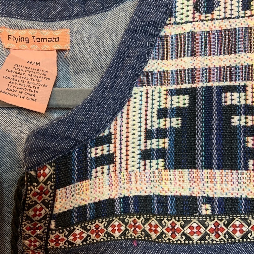 𝅺AZTEC stitching Flying Tomato tunic - Picture 3 of 5